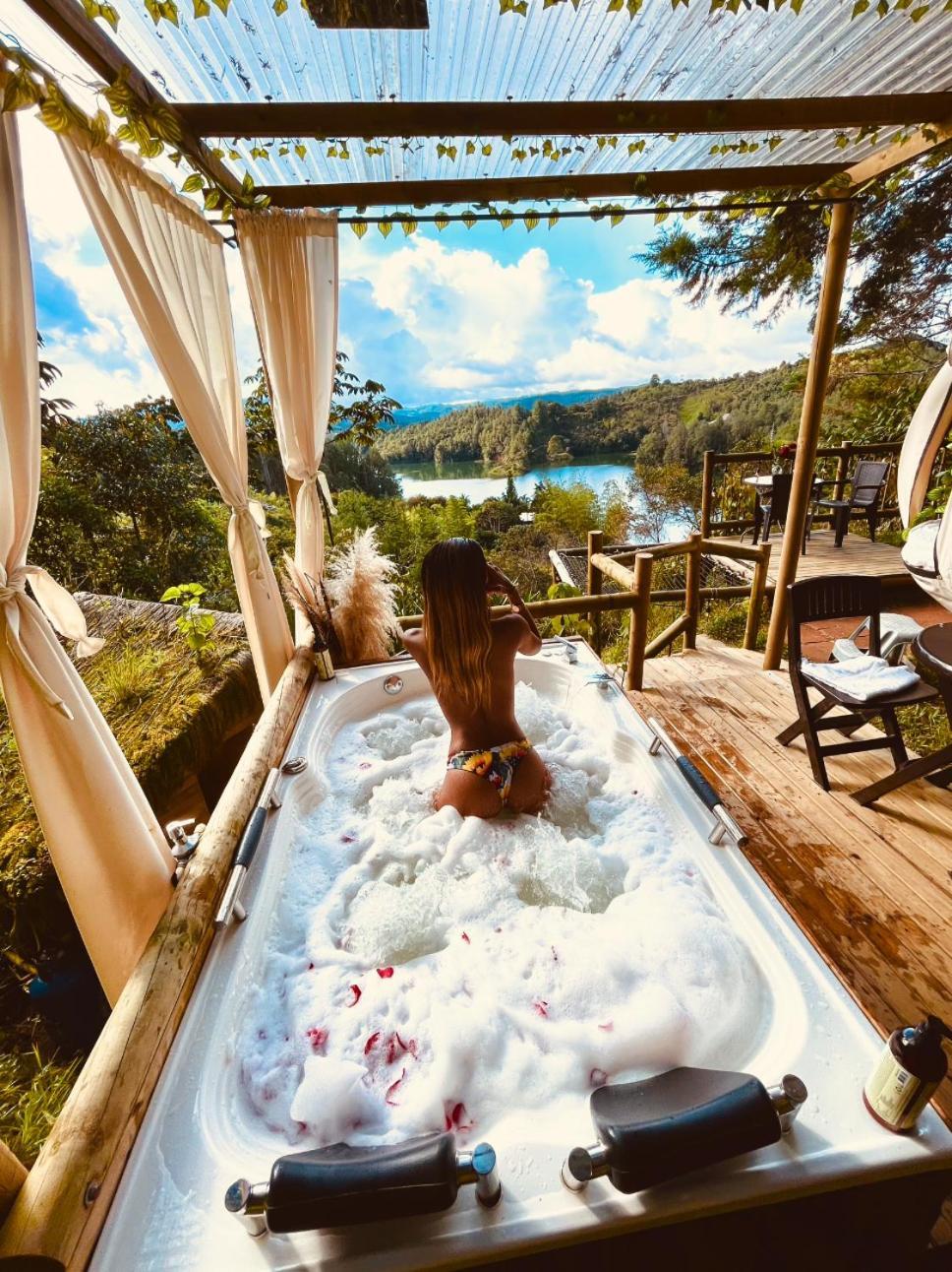 Levit Glamping - Hotel Guatape Penol (Adults Only) Екстер'єр фото